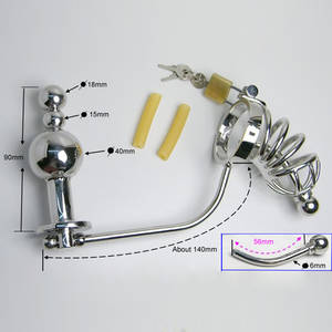 cock ring with anal sex - SODANDY Anal Plug Male Chastity Belt Cock Cage Stainless Steel Chastity  Device Butt Plug Penis Ring Urethral Sound Bondage Suit-in Anal Sex Toys  from Beauty ...