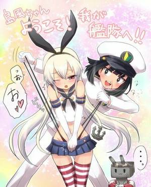 Ecchi Wedgie Ass Porn - Shimakaze and female admiral