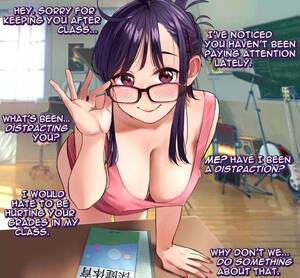 Busty Anime Porn Captions - Your Sexy Teacher Noticed That You Seemed Distracted In Class\