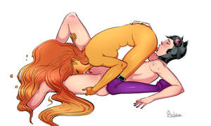 Catwoman Lesbian Porn - Rule 34 - 2girls 69 69 position batman (series) boots catwoman dc dc comics  disclaimer female female only knee boots koriand'r lesbian lesbian sex long  hair naked nude female orange skin red