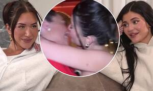 Kim Kardashian Lesbian Sex Porn - Kylie Jenner breaks silence on rumors she's in secret lesbian romance with  her BFF Stassie Karanikolaou after THOSE racy pictures: 'We just like to  kiss each other!' | Daily Mail Online