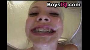 girl braces bukkake - leah luv bukkake - free porn video - XVIDEOS.COM