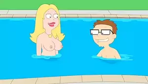 American Dad Porn Steve Hayley X - Francine Smith Fucking Steve while Hayley Watches | xHamster