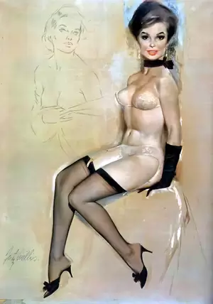 antique vintage porn pics of stockings - Vintage Nylon Pics: Free Classic Nudes â€” Vintage Cuties