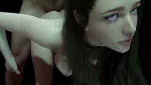 cute brunette love anal - Cute Brunette Girl Loves Anal Standing up with her hands Pulled back : 3D  Porn watch online