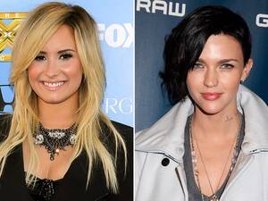 Demi Lovato Naked Lesbian - Demi Lovato had lesbian fling with Australian DJ Ruby Rose - Irish Mirror  Online