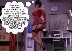 Hot Teacher Porn Captions - Sexy Teacher Captions 1 Read Online Free Porn Comic