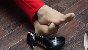 hot pantyhose legs and feet - Sexy Girl in Pants Pantyhose Shoes Shows her Legs Foot Feet Fetish - Pornhub .com