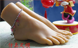 foot worship toys - Young sexy girl's silicone feet sex toy foot fetish toys porn real skin sex  dolls rubber solid realistic for male sex machines-in Sex Dolls from Beauty  ...