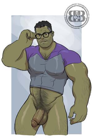 Gay Hulk Porn - Rule 34 - balls bara bruteandbrawn gay glasses green skin hairy hulk hulk  (series) male male only marvel marvel comics muscles muscular pantsless  penis solo solo male | 6309859