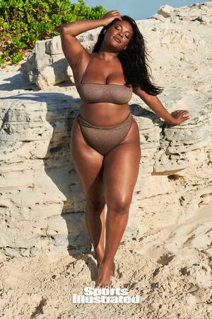 chubby sports illustrated - Brielle Anyea Sexy â€“ Sports Illustrated Swimsuit (25 Photos) | #TheFappening