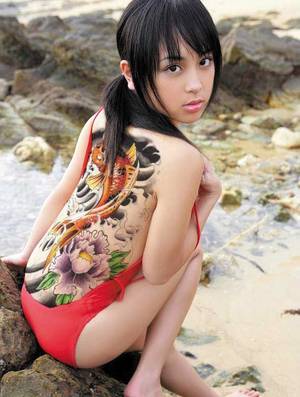 japanese tattoo - TATTOOED JAPANESE WOMEN | DESIGN MY OWN TATTOO DRAWING | TATTOO DRAWING