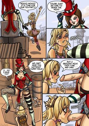 Borderlands 2 Shemale Sex - Tiny Tina And Mad Moxxi's Tea Party - Hentai Comics