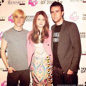 Bonnie Wright Harry Potter Porn - Tom Felton, Bonnie Wright, Matthew Lewis. LOVE