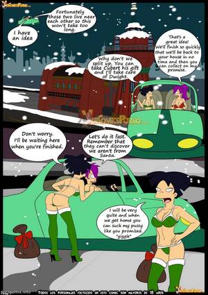 Futurama Christmas Cartoon Porn - Futurama Christmas Delivery- Croc - Porn Cartoon Comics