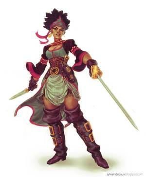 Art Blonde Female Pirate Porn - f Bard Pirate coastal ship Carribean Pirate Woman by UrbanMelon