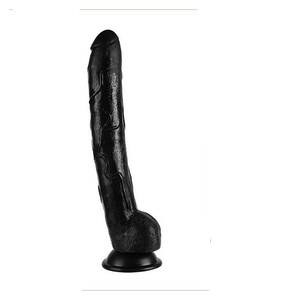 black dildo suction basic - 13 Inch Huge Realistic Black Dildo Cock w/ Suction Base