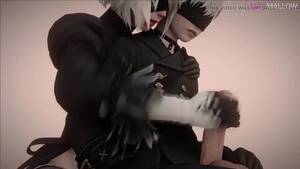 hand job animations - NieR Automata - 2B DULCE PLACER SEXUAL (3D HENTAI PORN, HANDJOB, BIG DICK)  by MagMallow watch online