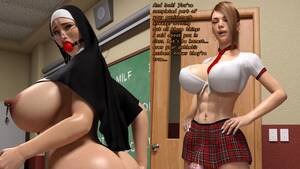 3d Nun Porn - Serge3Dx- Nun, 3D Shemale Sex - Porn Cartoon Comics