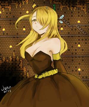cartoon queen bee porn - Queen bee as a anime girl (I was bored bro) : r/Terraria
