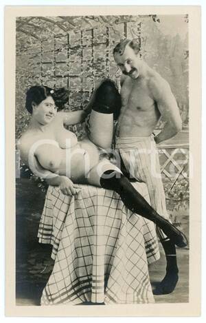 1910s erotica - 1910 ca VINTAGE EROTIC Sex on the table - RARE PORN Photo 9x14 cm
