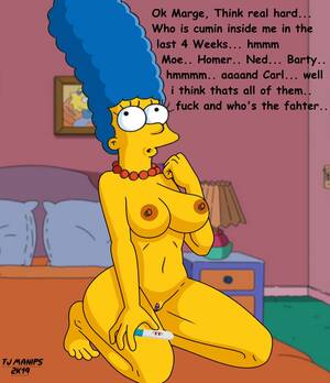 Marge Simpson Cartoon Porn Caption - Rule 34 - big breasts caption english text fjm impregnation kneeling marge  simpson solo tagme the simpsons | 3774085