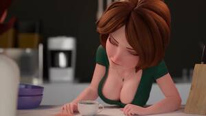 huge anal animated - Big Hero 6 - Aunt Cass First Time Anal (Animation with Sound) watch online