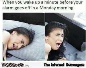 Naughty Memes Porn - When you wake up before your alarm clock goes off on Monday funny adult meme  @