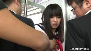 japanese subway - Japanese slut in School uniforn banged hard in the public subway - XNXX.COM