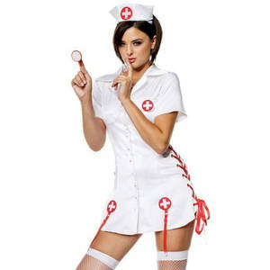 Erotic Nurse Porn - Sexy Nurse Costume New Porn Women White Lace Uniform Lingerie Hot Erotic  Lingerie Hollow Out Cosplay