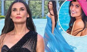 demi moore upskirt panty - Demi Moore, 56, poses NUDE on the cover of a fashion magazine for the first  time in 30 years | Daily Mail Online