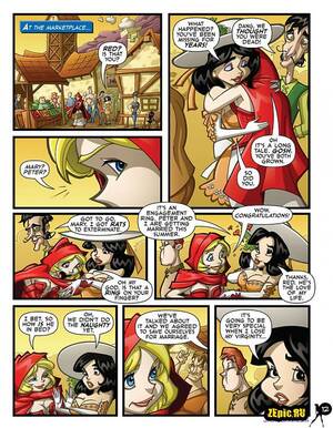Big Bad Wolf Porn Comic - Big bad wolf deep in tight cartoon pussy of Little Red Riding Hood