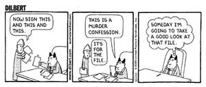 dilbert cartoon porn - Dilbert Cartoon. I often ask my clients if they get a lot of porn at work,  and they look at me aghast and say â€œNo!â€ I then suggest they have their ...