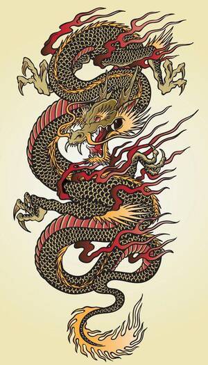 Asian Dragon Porn - Vinyl Wall Mural Detailed Asian Dragon Tattoo Illustration âœ“ Easy  Installation âœ“ 365 Day Money Baâ€¦ | Asian dragon tattoo, Tattoo  illustration, Dragon tattoo designs