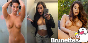 Hot Brunette Porn Stars - Top 20: Hottest brunette pornstars on Snapchat