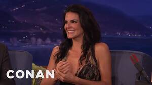 Angie Harmon Anal Porn - Angie Harmon: I Have No Butt | CONAN on TBS - YouTube