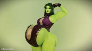 Green Skin Porn - Rule34 - If it exists, there is porn of it / she-hulk / 4991555