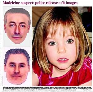 Madeleine Mccann Abduction Porn - Scotland Yard Police has released the efit of a suspect in the abduction of Madeleine  McCann