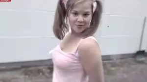 college teen pigtails - German girl with pigtails takes loads - Sunporno