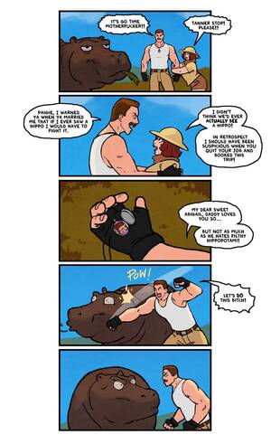 Hippo Porn Comics - That poor hippopotamus : r/outofcontextcomics
