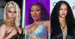 nikoletta wearing rihanna's - Nicki Minaj Says Megan Thee Stallion 'Wanted a Rihanna Moment' With Tory  Lanez Shooting