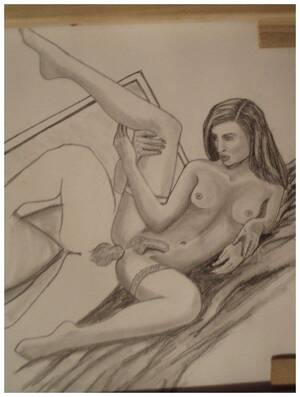 ladyboy sex drawings - Transsexual Erotic Drawings | Anal Dream House