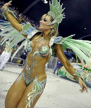 Brazilian Carnival Tits - Carnival dancer
