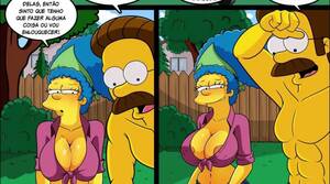 lesbian cartoon bondage marge simson - Parody porn stories - The Simpsons, Ned Flanders and Marge Simpson -  CartoonPorn.com