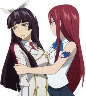 Fairy Tail Lucy And Erza Lesbian - discussion] I think Erza is Bisexual : r/fairytail
