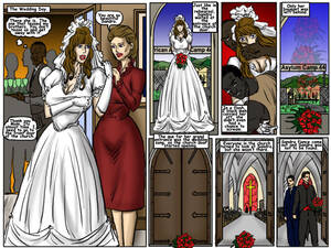 Interracial Bride Sex Lesbians Cartoon - My Wedding GangBang- illustrated interracial - Porn Cartoon Comics