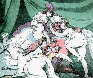 18th Century Porn - Harem scene by Thomas Rowlandson Â· Ceiling MuralsErotic Art18th CenturyPornNudesAuSceneArt  Drawings