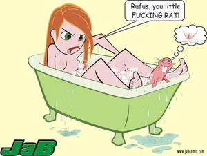 Cartoon Bath Porn - Kimmy Possible Naked In The Bathroom