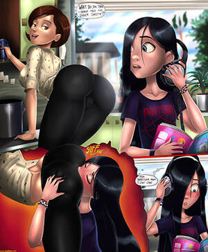 free the incredibles lesbian porn - PornComics.com - Hot lesbian sex between mother and daughter from  Incredibles