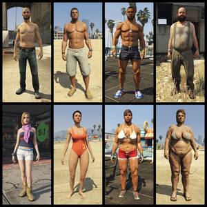 Gta 5 Porn Fat People - You know what would had been great? Being able to pick different body  types. : r/gtaonline
